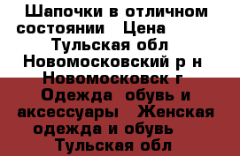 Шапочки в отличном состоянии › Цена ­ 100 - Тульская обл., Новомосковский р-н, Новомосковск г. Одежда, обувь и аксессуары » Женская одежда и обувь   . Тульская обл.